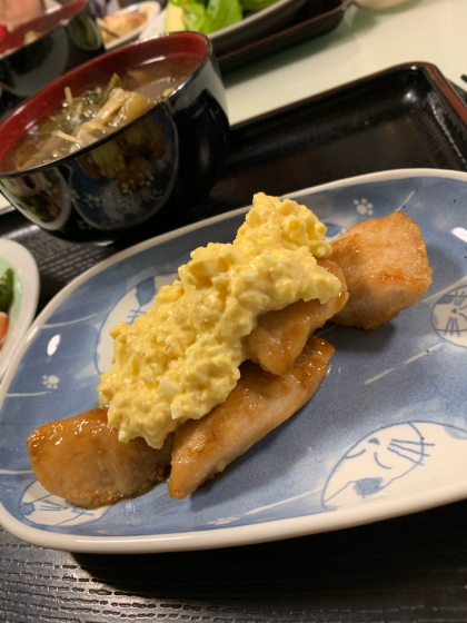 揚げない鶏胸肉のチキン南蛮