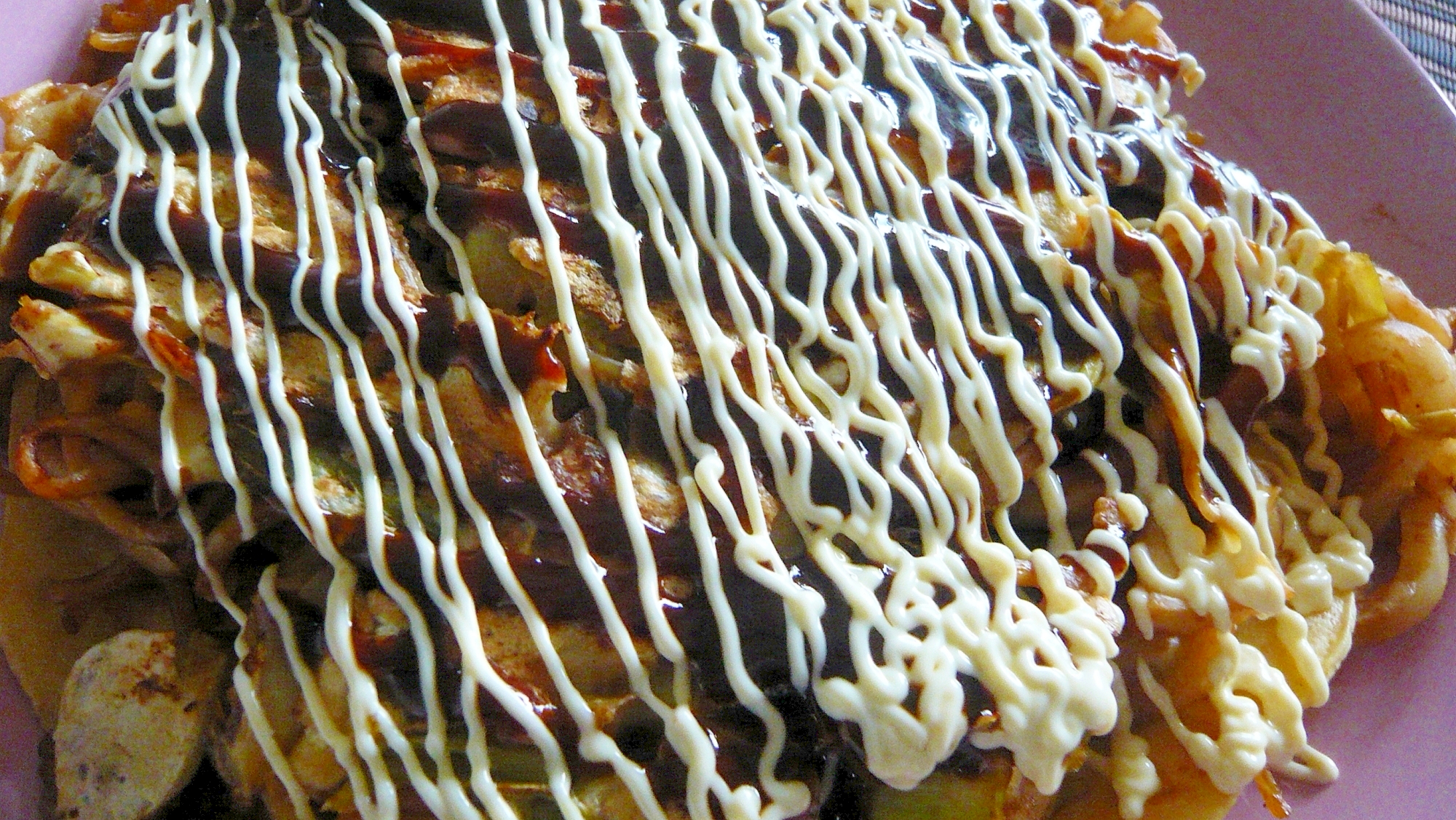 ❤ ボリュームたっぷり! ミックスモダン焼き ❤