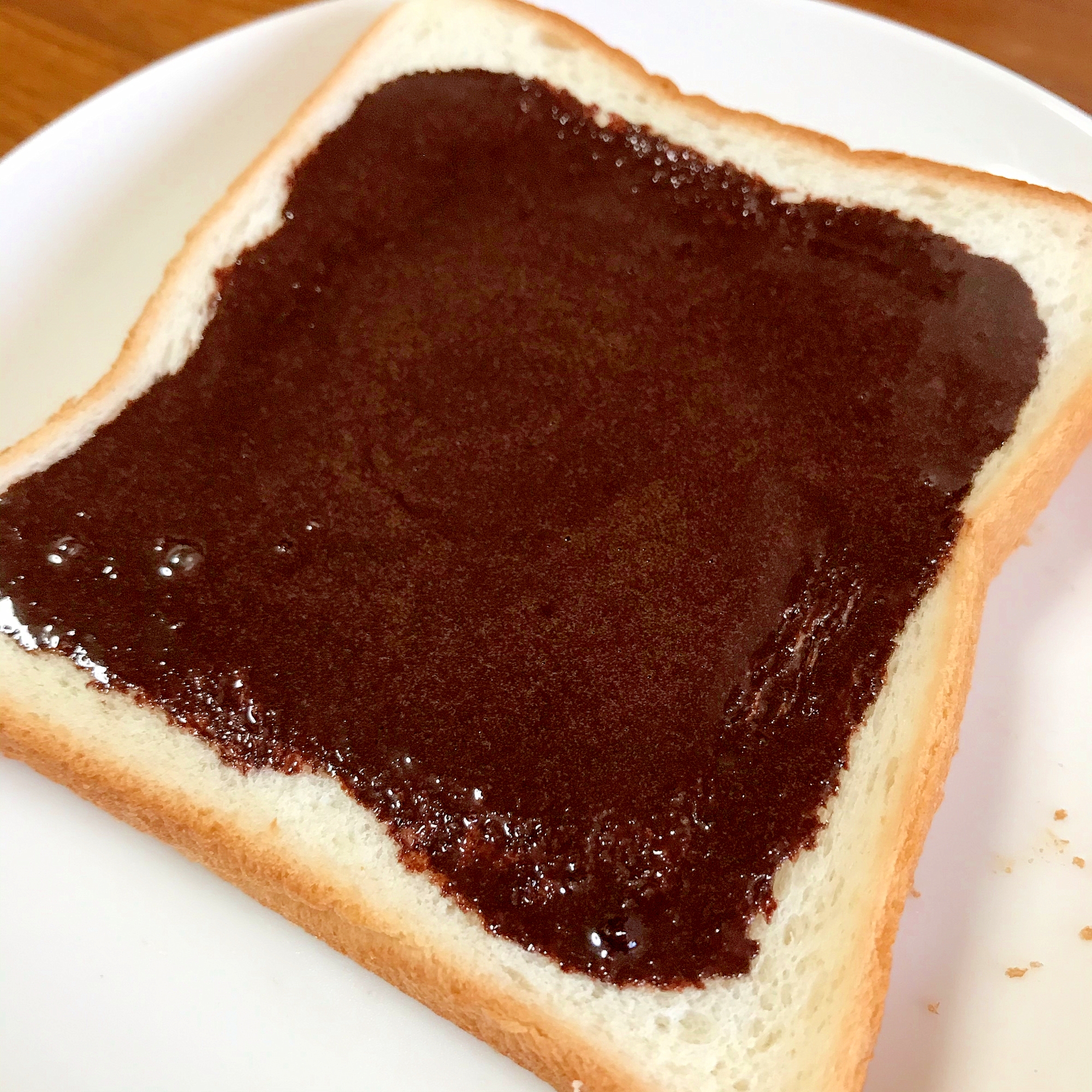 手作りチョコソースのチョコトースト