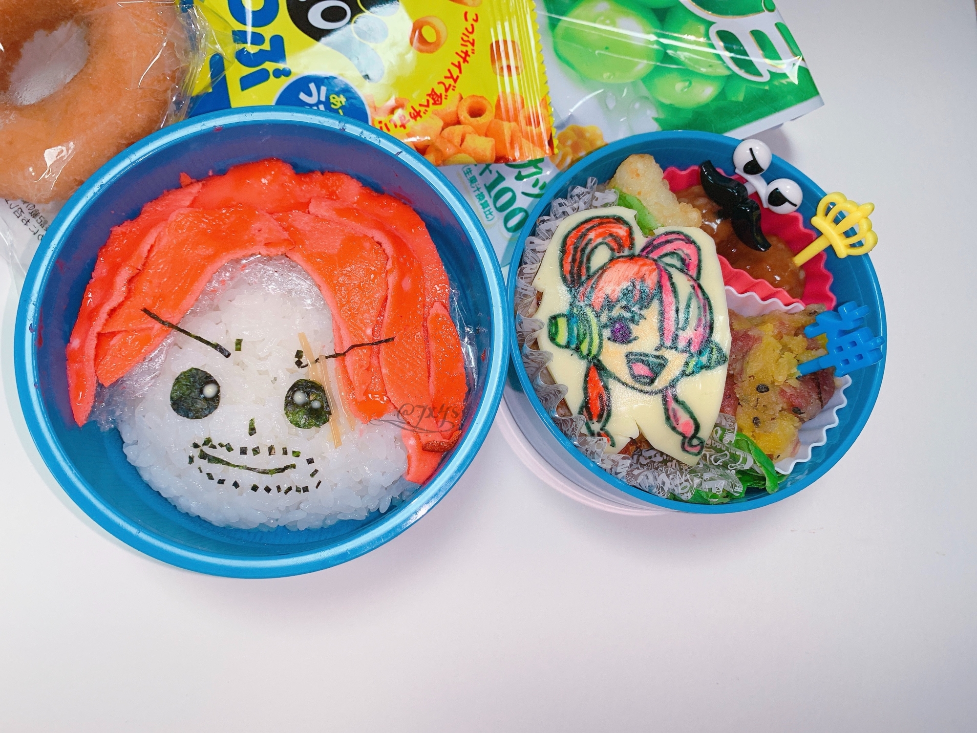 娘弁当 キャラ弁 赤髪のシャンクス ウタ レシピ 作り方 By 95l ᵕ ˊ 楽天レシピ
