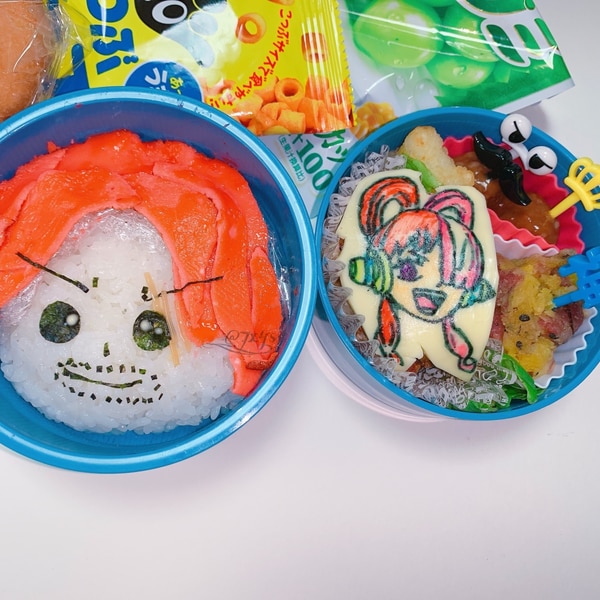 娘弁当 キャラ弁 赤髪のシャンクス ウタ レシピ 作り方 By 95l ᵕ ˊ 楽天レシピ 娘弁当 キャラ弁 赤髪のシャンクス ウタ レシピ 作り方 By 95l ᵕ ˊ 楽天レシピ