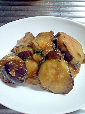 なすの醤油麹炒め