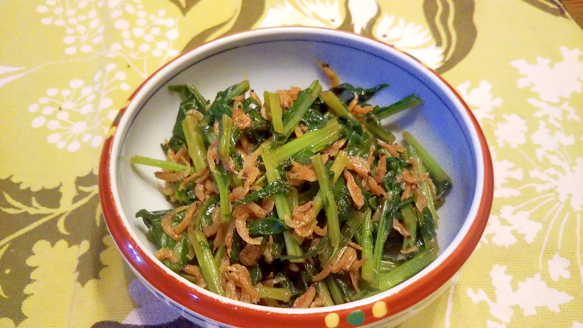 大根菜・干ｵｷｱﾐの炒め物