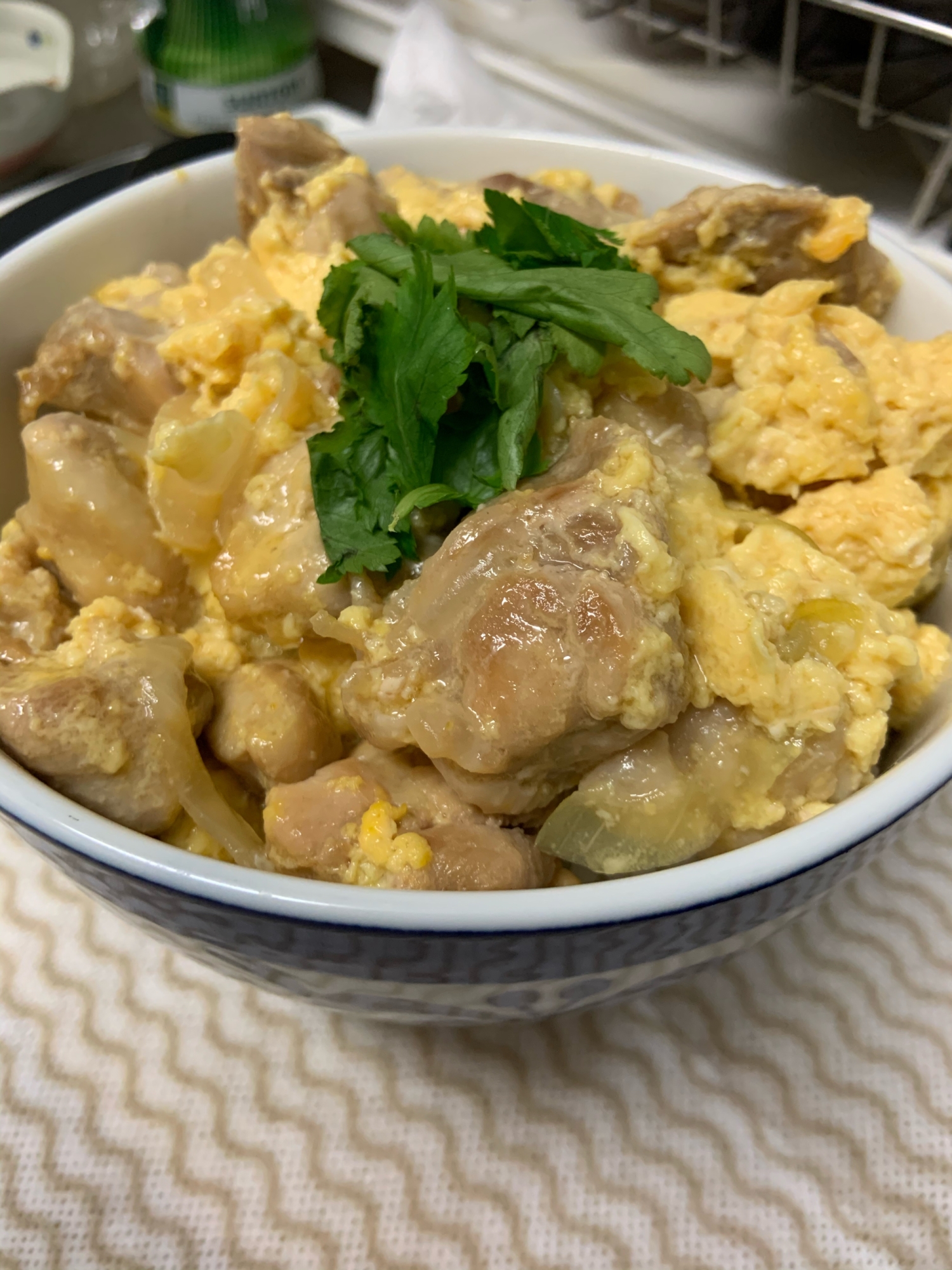 フライパンで1度で家族分 ふわふわ親子丼 レシピ 作り方 By よりりここ 楽天レシピ