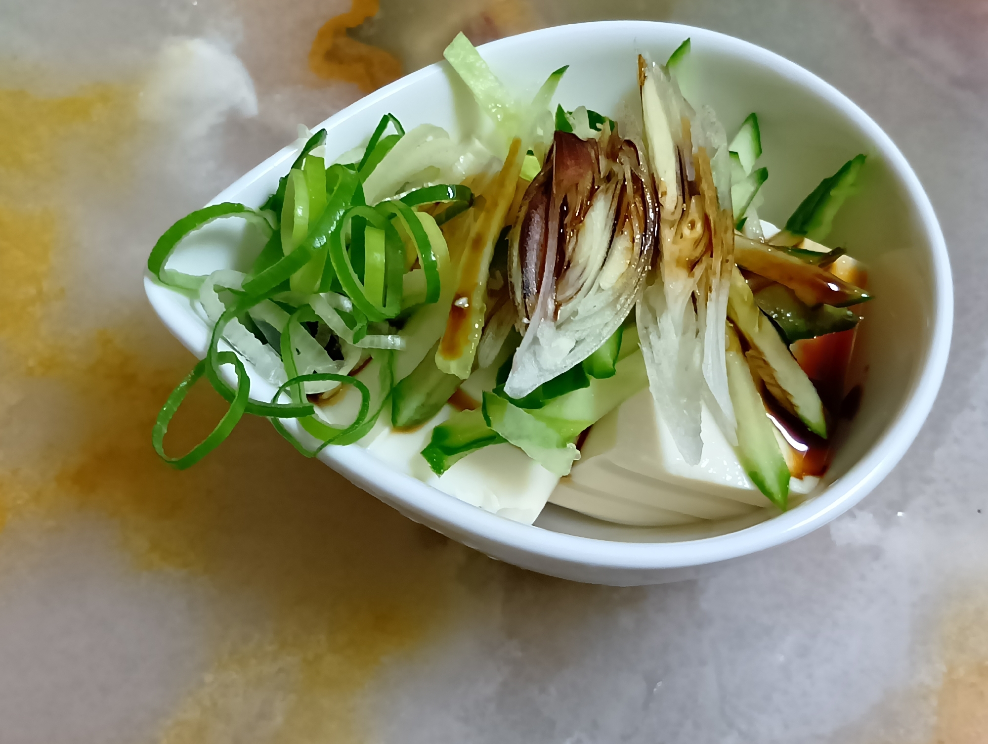 お豆腐スキスキ✩*薬味 de 冷奴