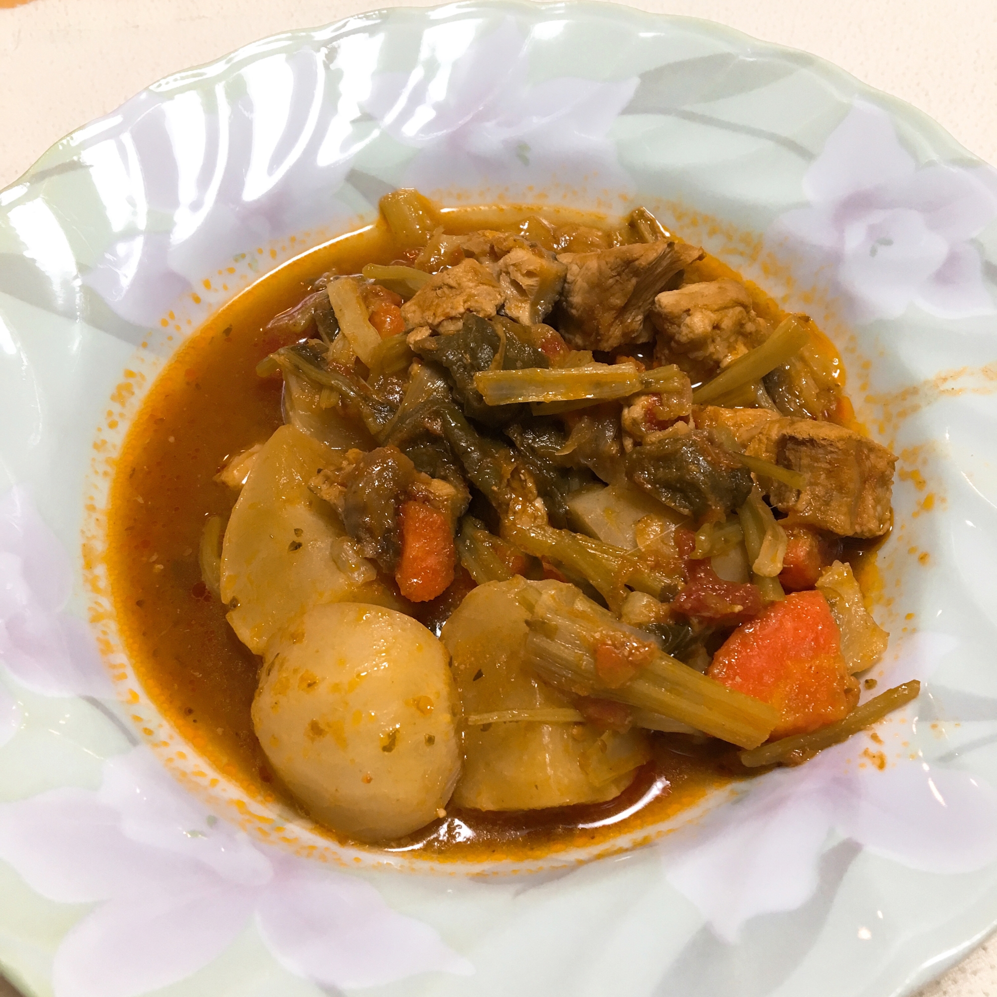 豚肉と野菜のトマト煮