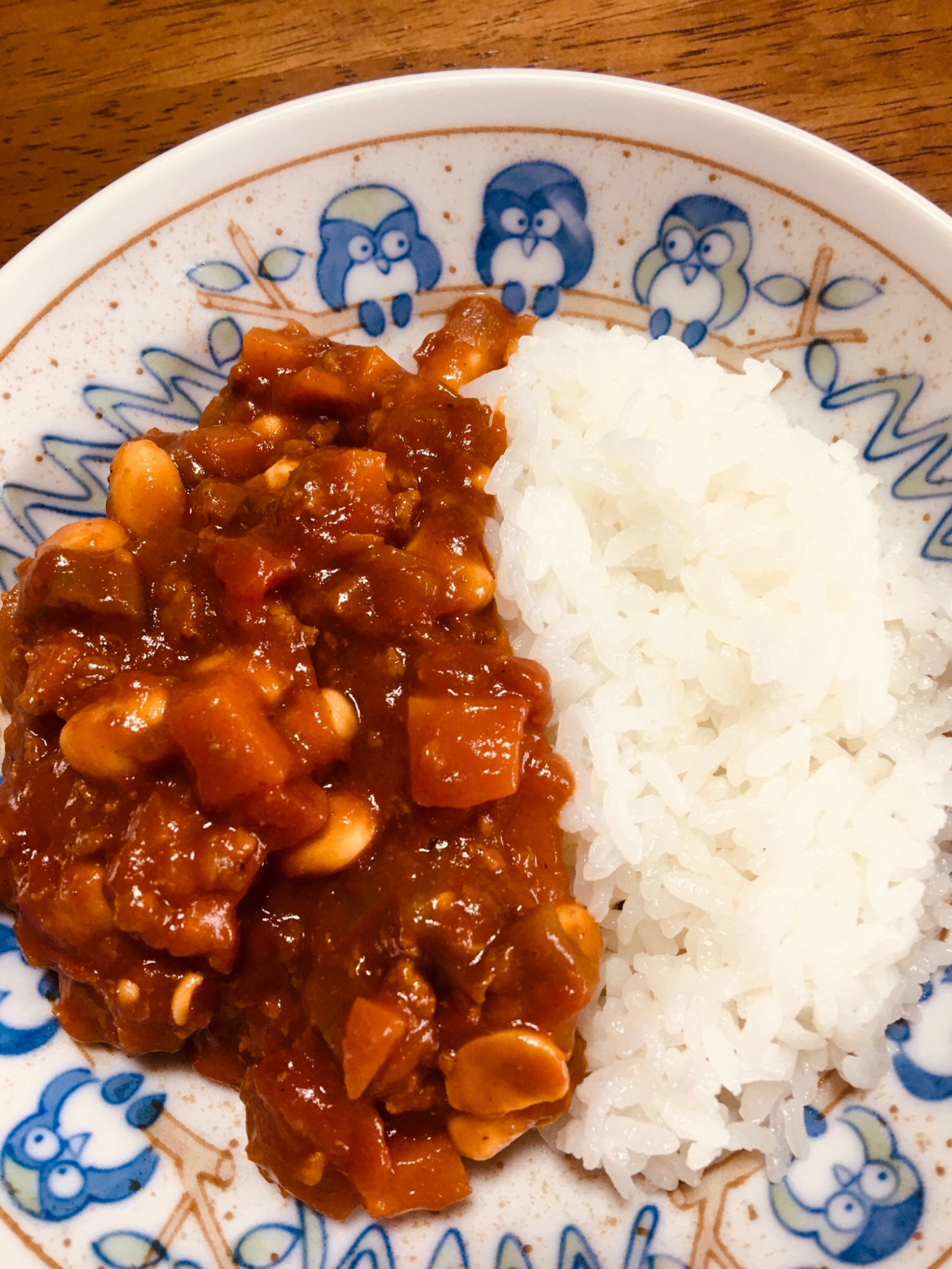 トマト缶でトマトドライカレー