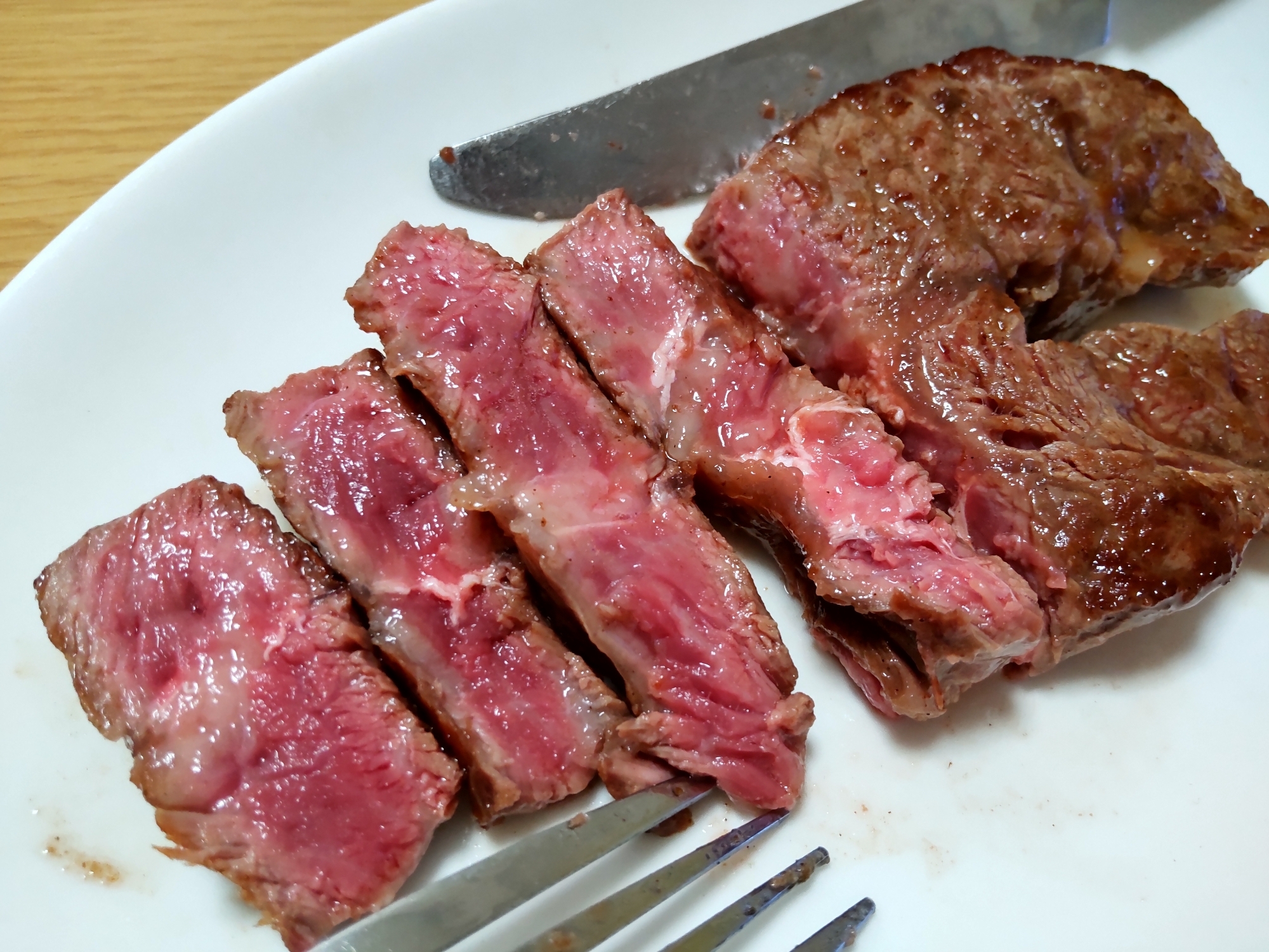 簡単なミスジのレアステーキ レシピ 作り方 By ははずかー 楽天レシピ 簡単なミスジのレアステーキ レシピ 作り方 By ははずかー 楽天レシピ