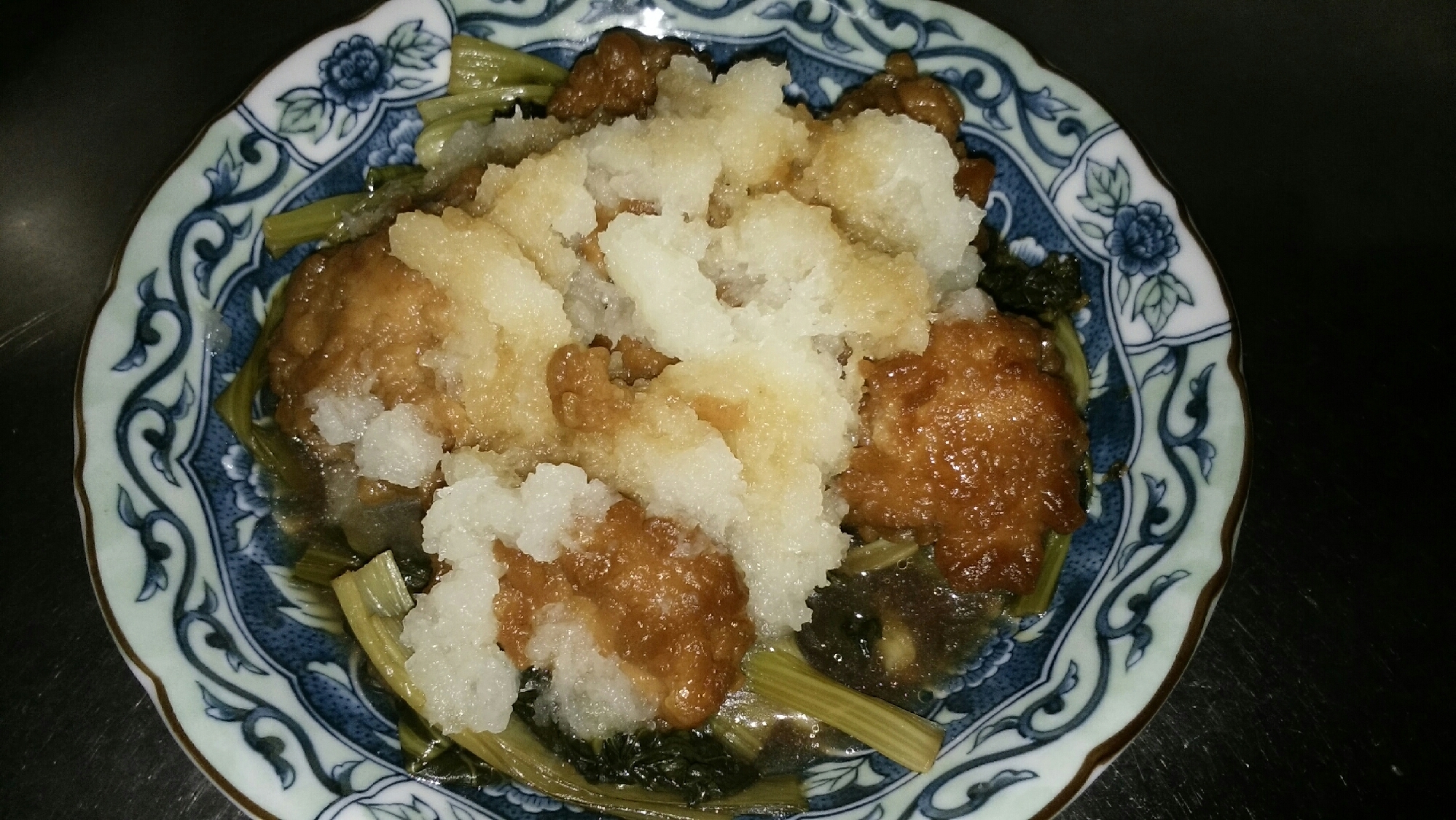 から揚げ煮おろしのせ