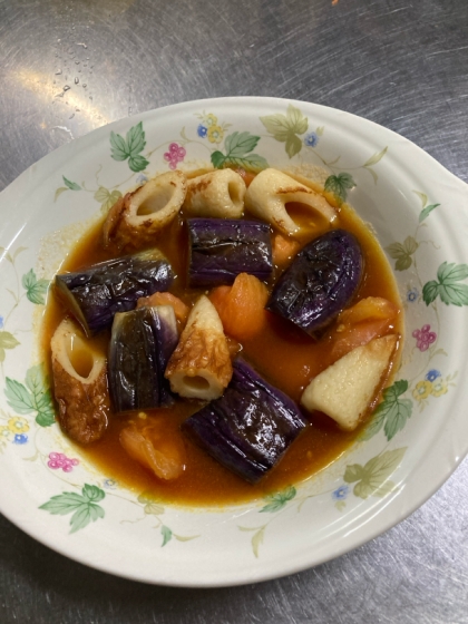 野菜を食べよう♡なすとピーマンとトマトの焼き浸し