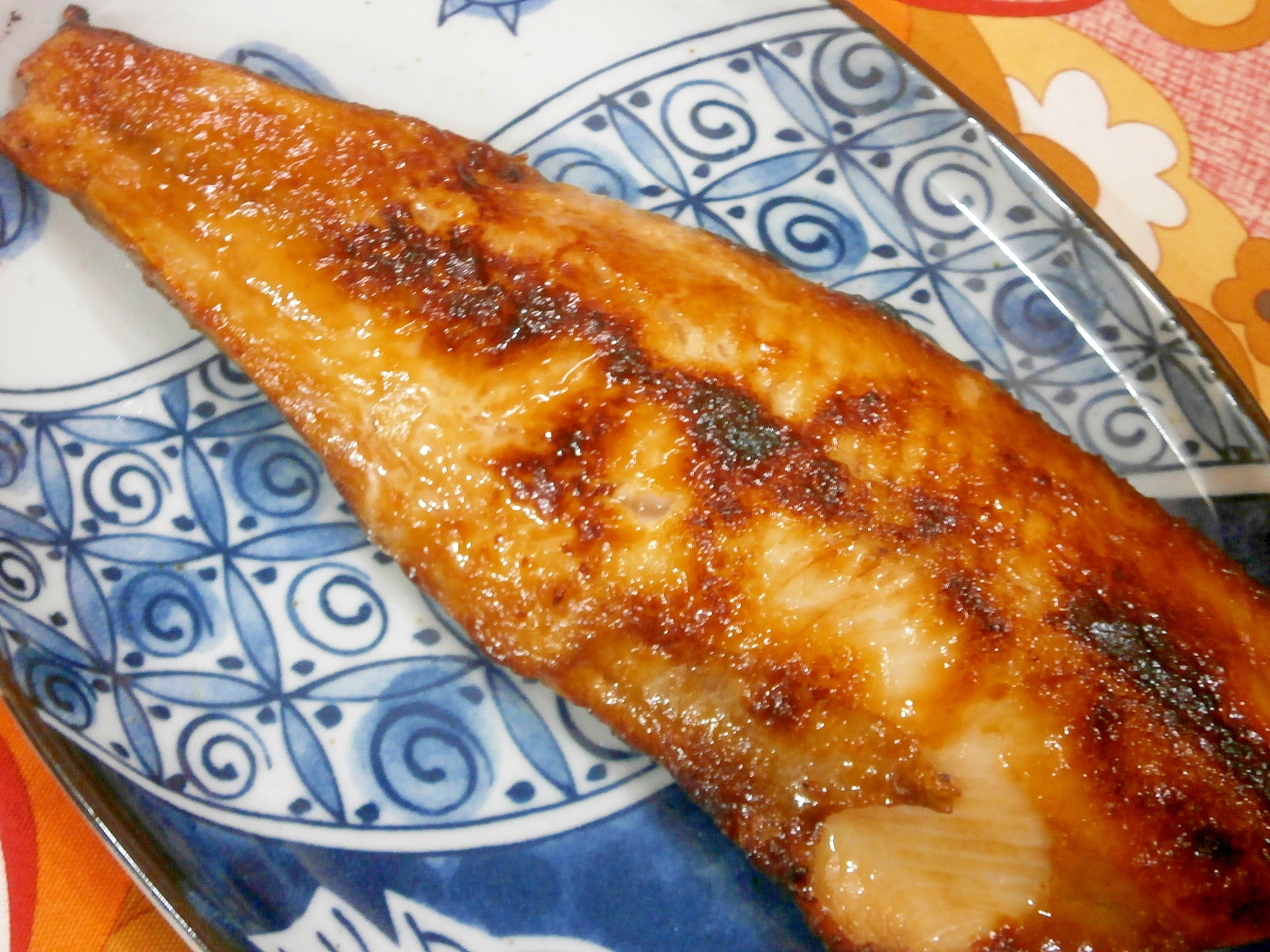 ホッケの味噌マヨネーズ焼き
