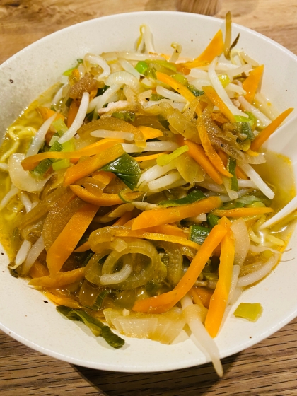 市販のラーメンで一工夫★野菜ラーメン★