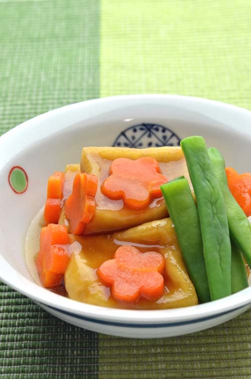 高野豆腐の揚げ煮