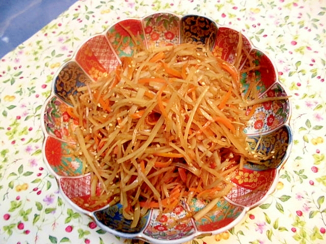 牛蒡と人参のキンピラ