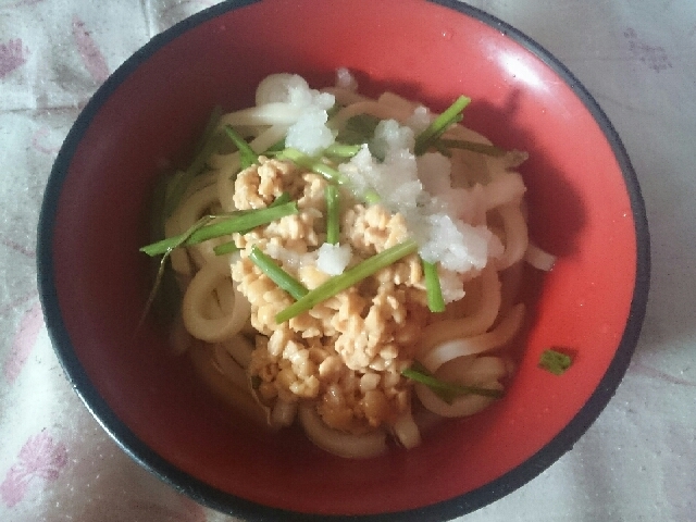 大根おろし納豆うどん