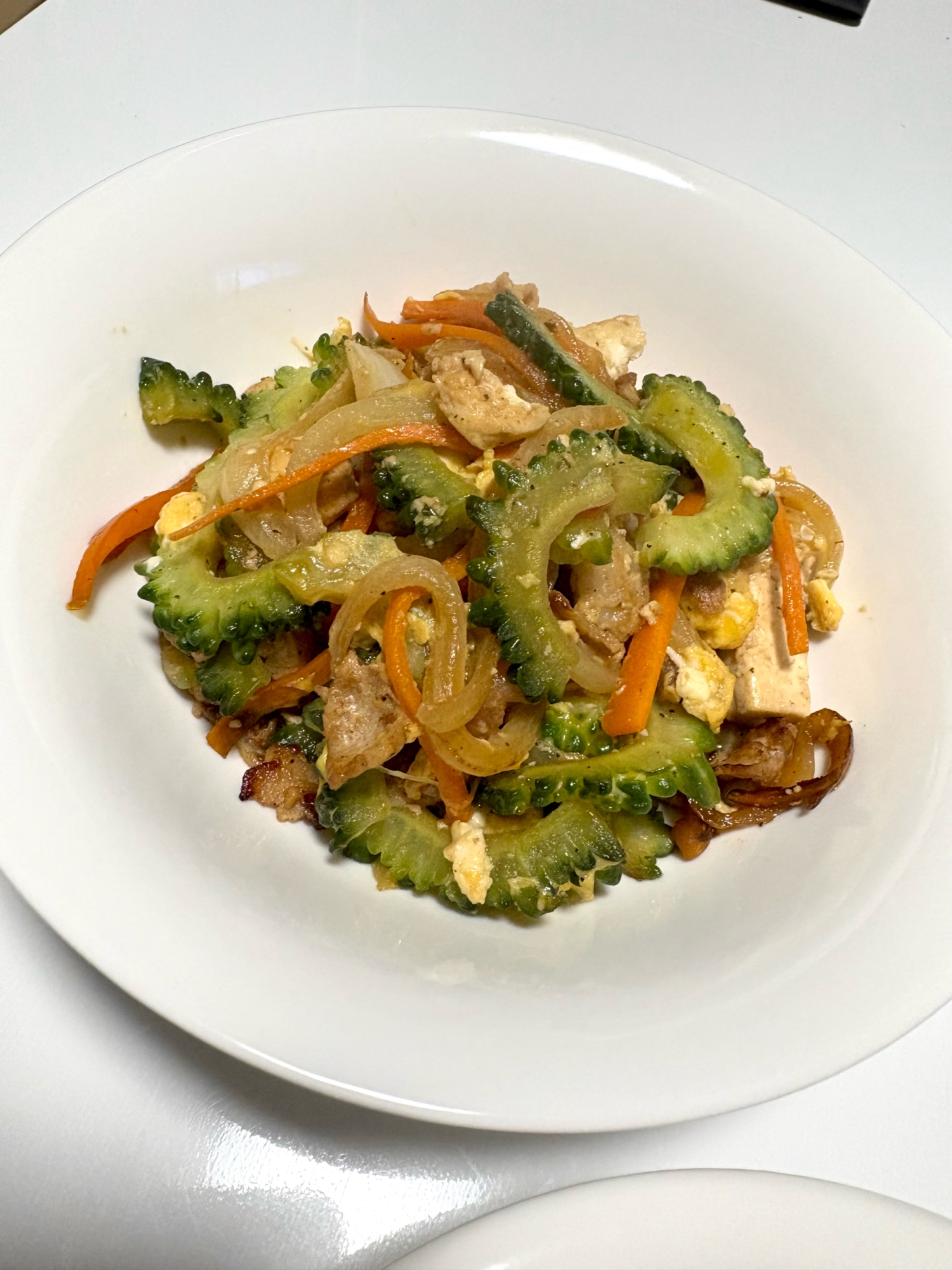 中華だしゴーヤチャンプル