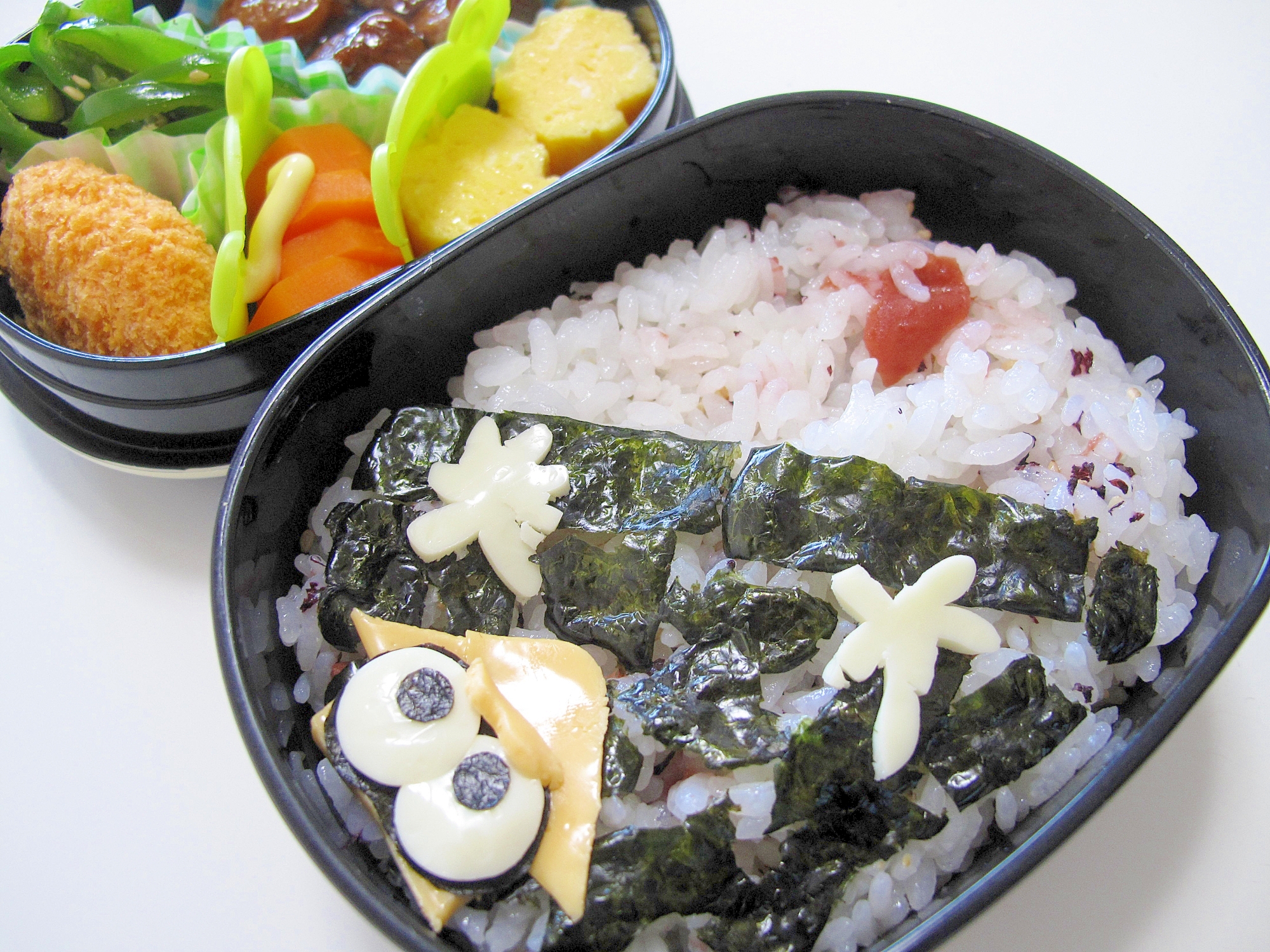 簡単 スプラトゥーン ひょっこりイカのお弁当 レシピ 作り方 By へんてこぽこりんママ 楽天レシピ