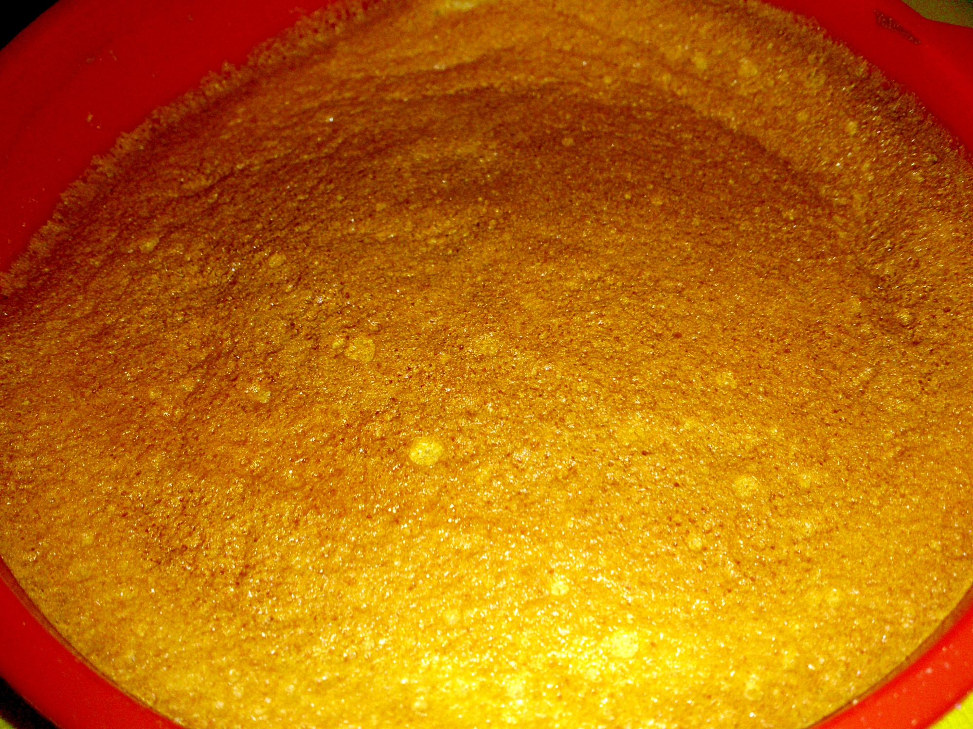 シリコン型の簡単スポンジケーキ