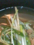 白菜と水菜の味噌汁