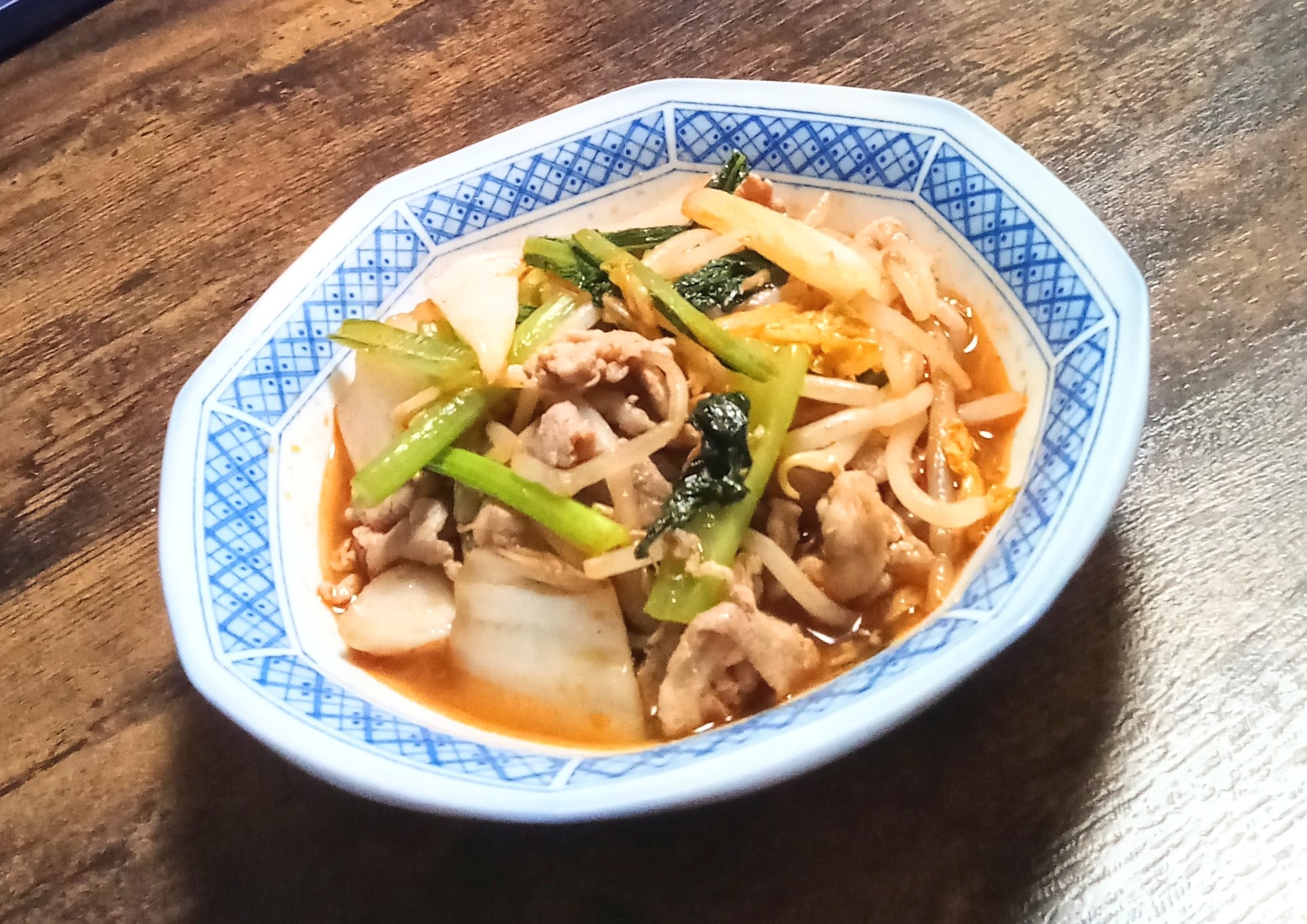 プチッと鍋で！豚キムチ〜毎日簡単〜