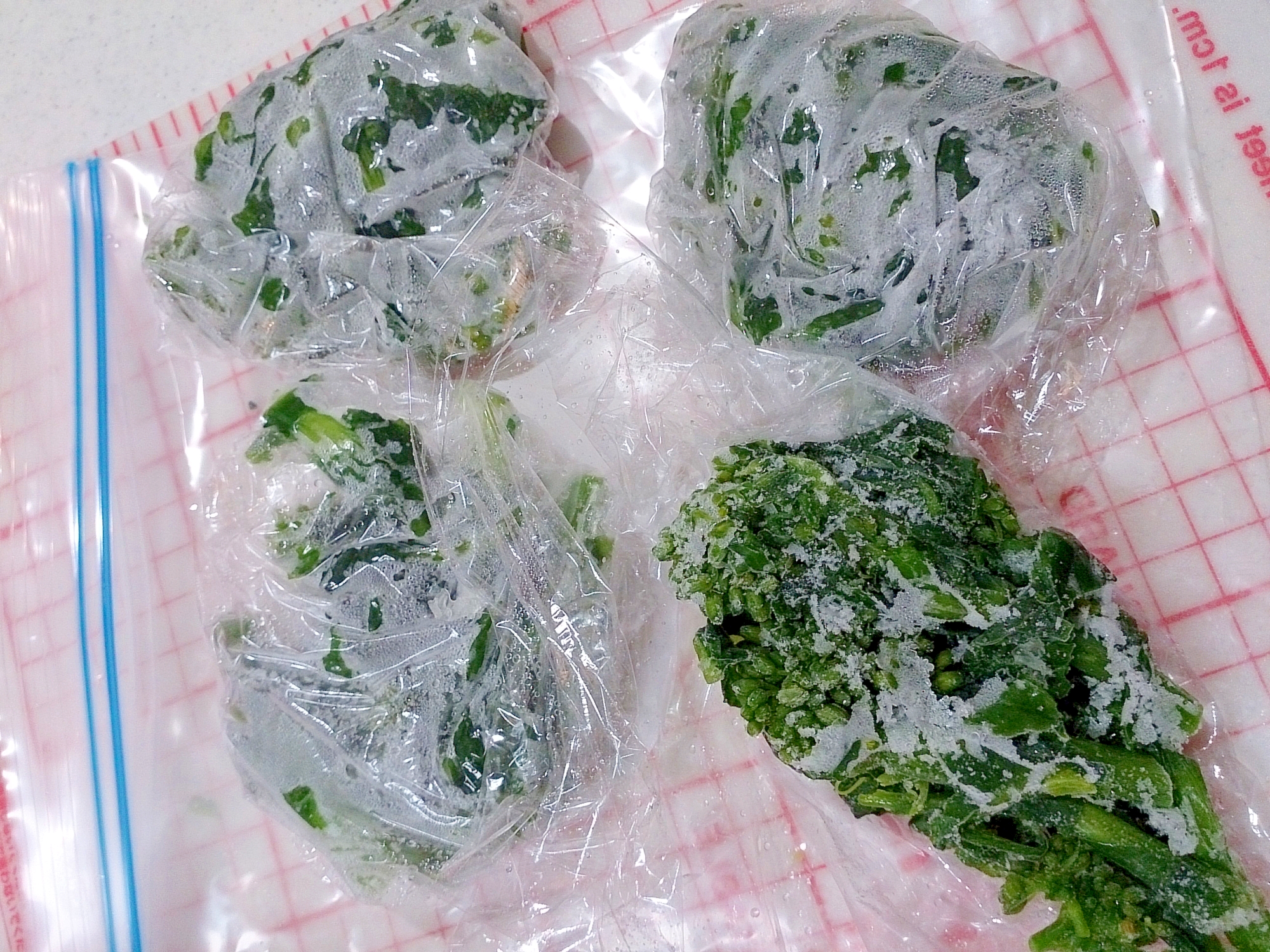 菜の花 茹で方 冷凍保存　使い方