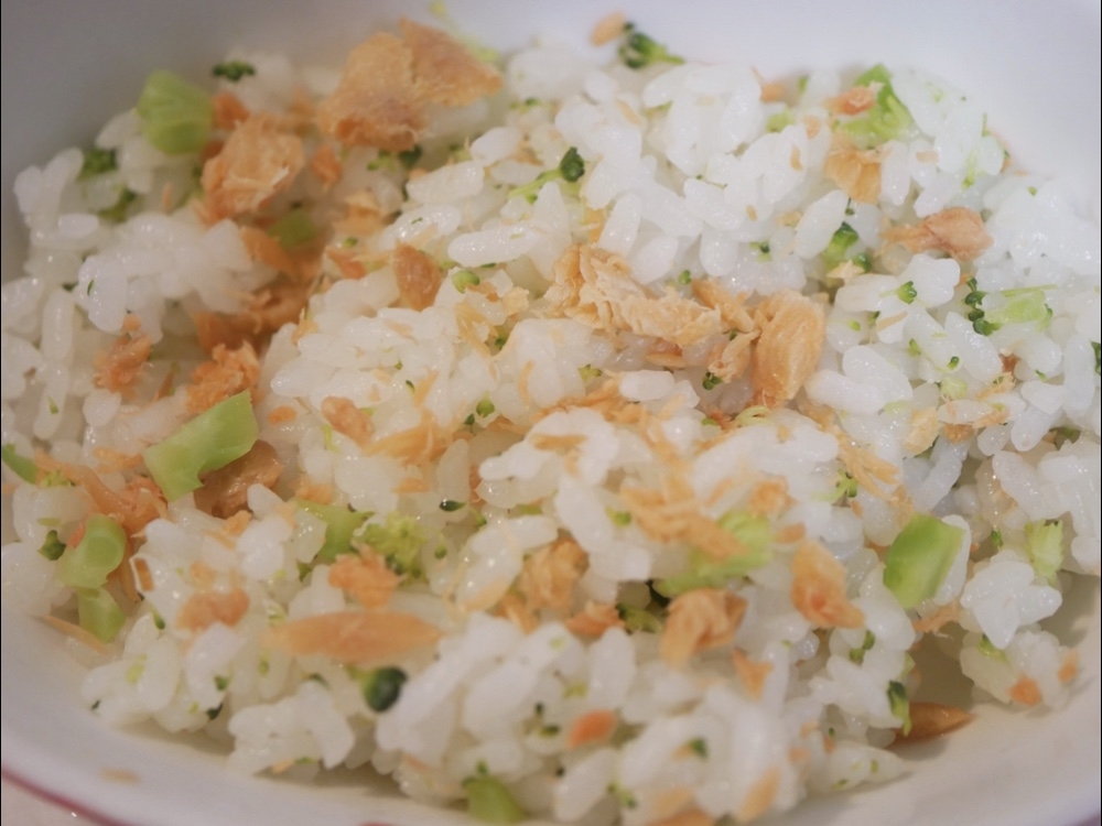 離乳食や幼児食に☆鮭とブロッコリーの混ぜご飯