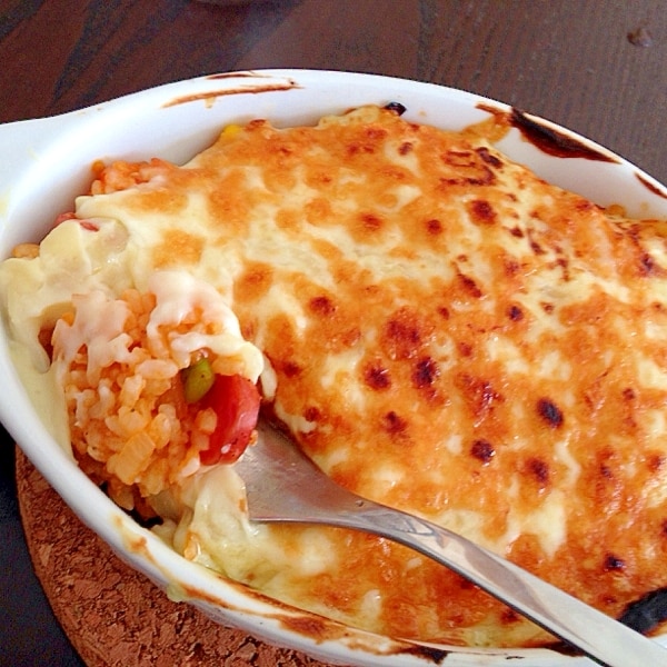 我が家の定番 ケチャップライスドリア レシピ 作り方 By Naokoji0912 楽天レシピ 我が家の定番 ケチャップライスドリア レシピ 作り方 By Naokoji0912 楽天レシピ