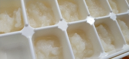 離乳食中期「かぶ」冷凍保存法