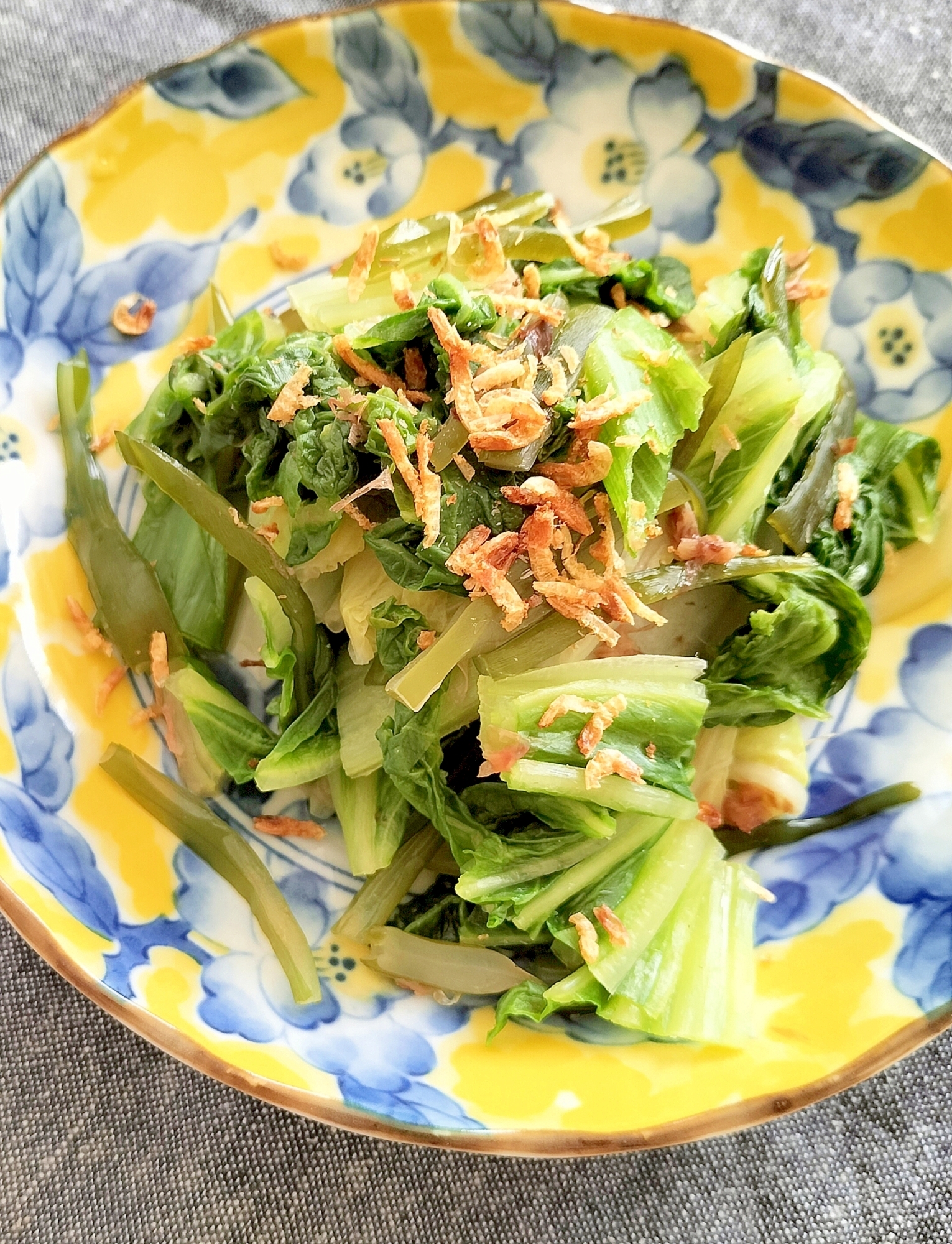 うま味たっぷり白菜と茎わかめのさっと煮♩