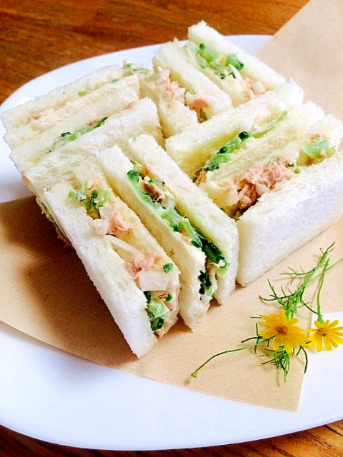 ツナとゴーヤのサンドイッチ
