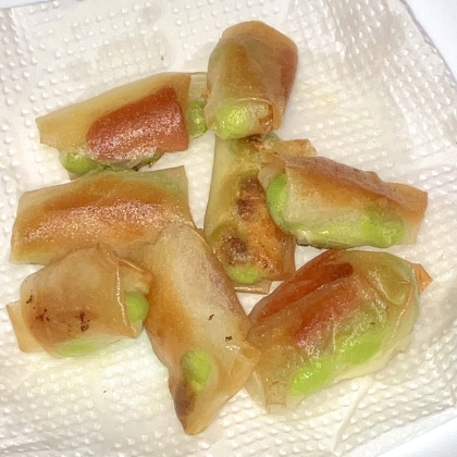 冷めてもおいしい！お弁当にもお勧め！ミニ春巻き！