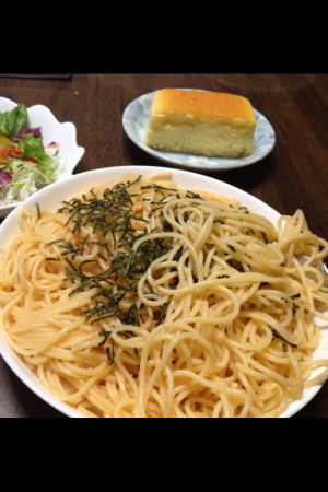 たらこパスタ！