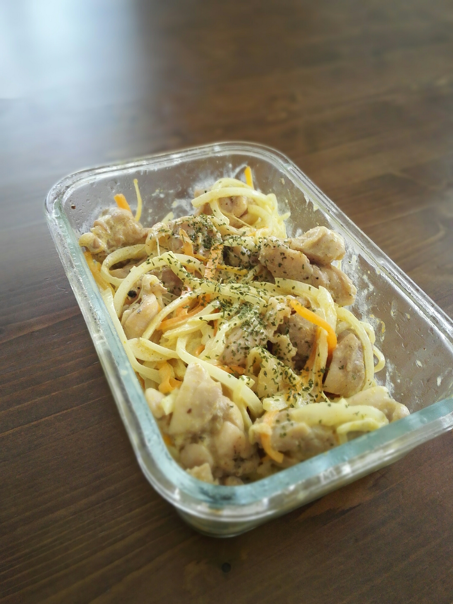 レンジで簡単！美味しい！鶏もものカレーマリネ♥