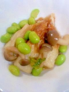 枝豆とちくわのおかず