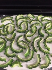 揚げないゴーヤチップス レシピ 作り方 By Yavoo 楽天レシピ