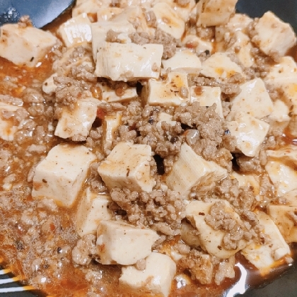 きぬ豆腐で♩¨̮本格麻婆豆腐