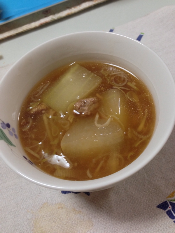 冬瓜入り中華スープ