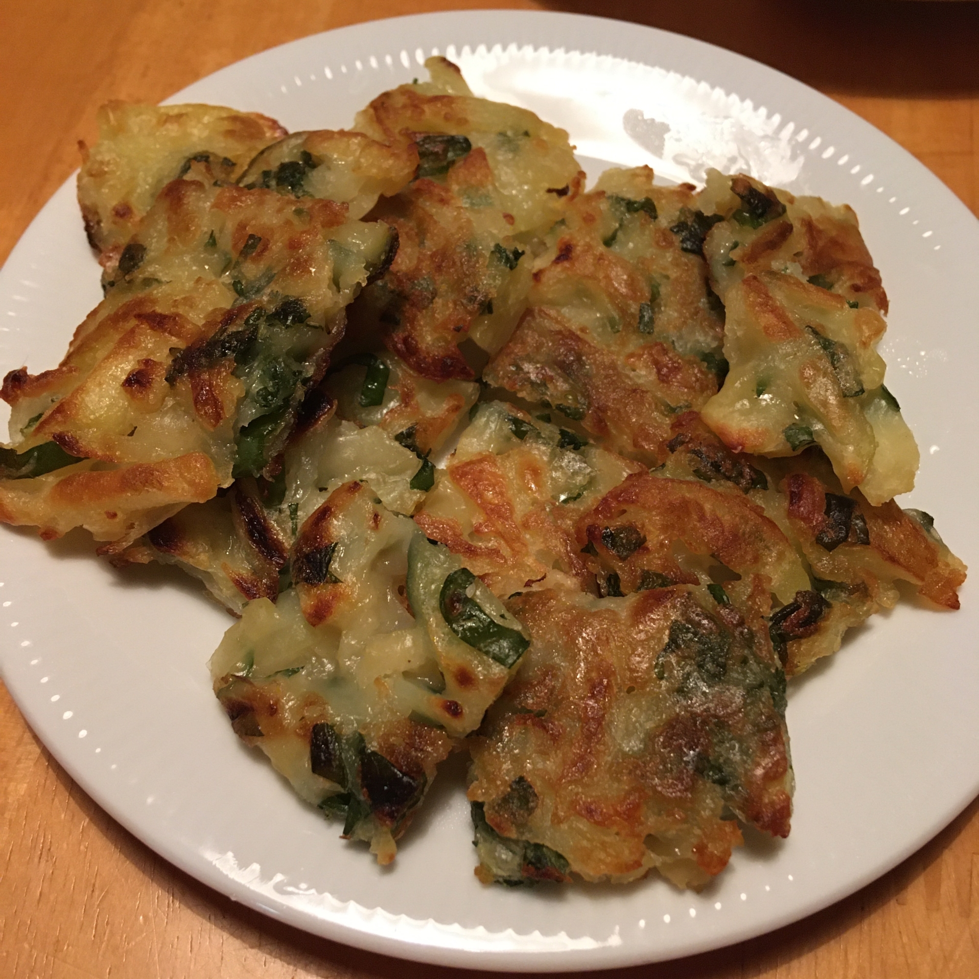 えごまとじゃがいものチヂミ レシピ 作り方 By みぃちゃんのお弁当 楽天レシピ