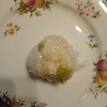 ３分！？解凍した冷凍オクラ&明太子のお握り♪