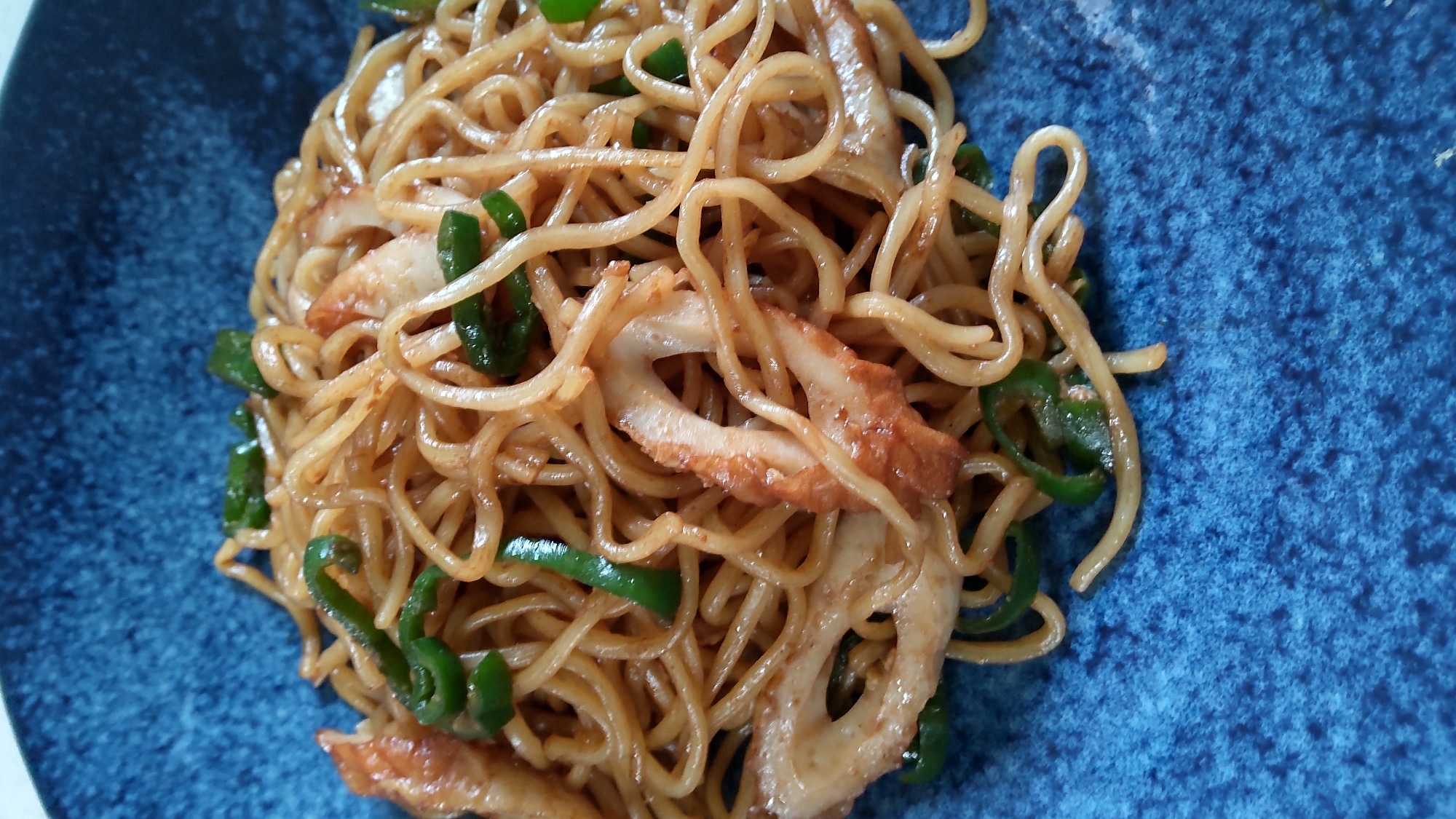 ちくわとピーマンの焼きそば☆