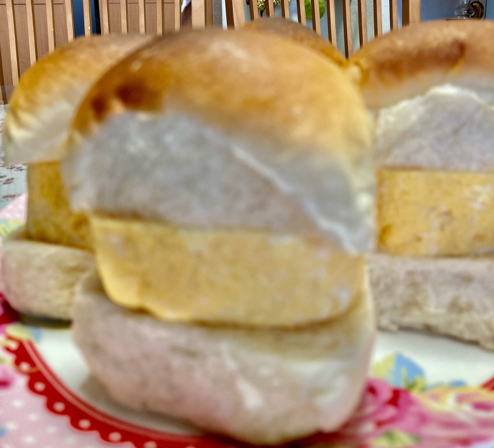 自家製ふんわり白パンの☆だし巻き卵サンド