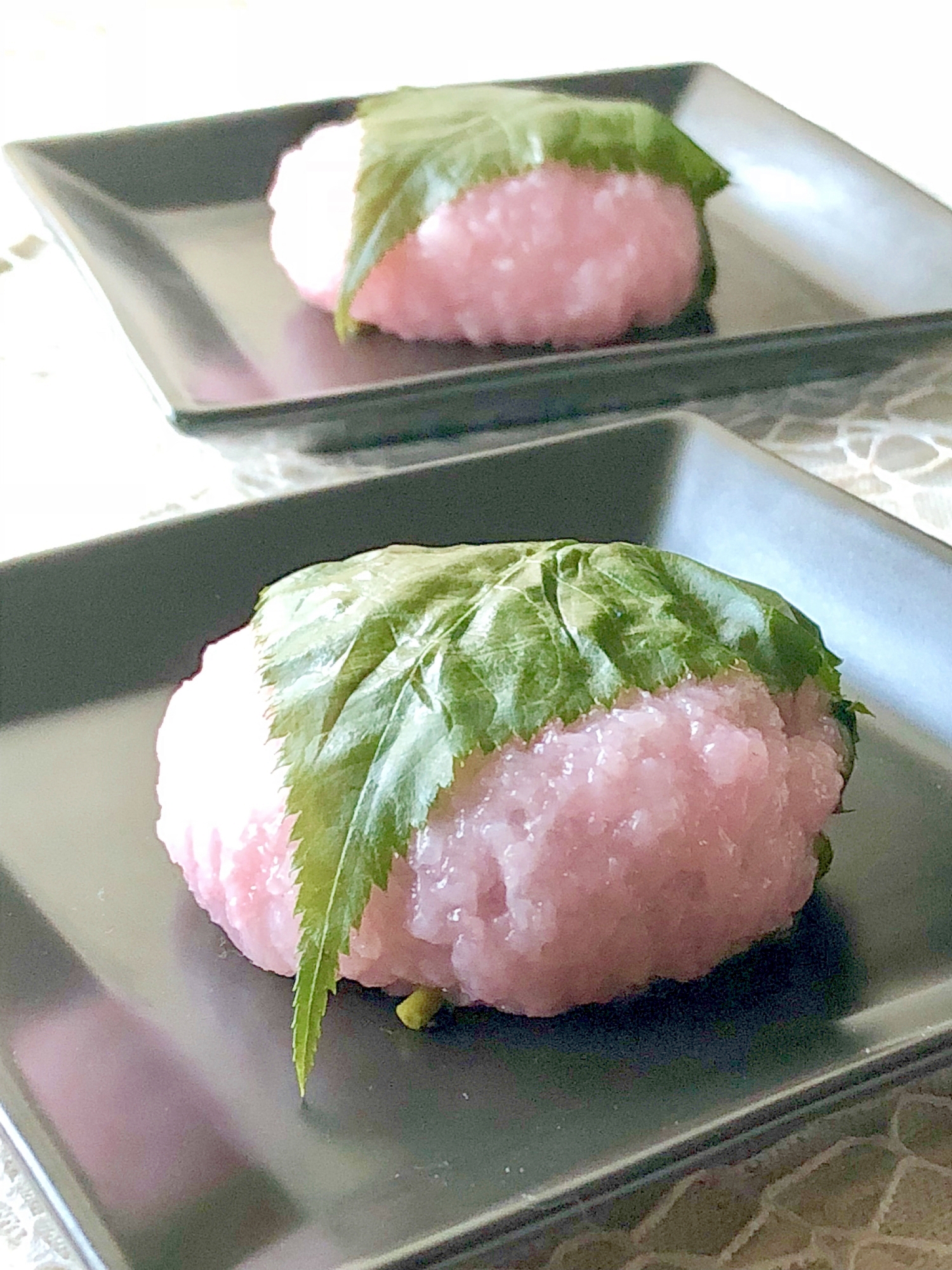 ひな祭り♡餅米で柔らか手作り桜餅