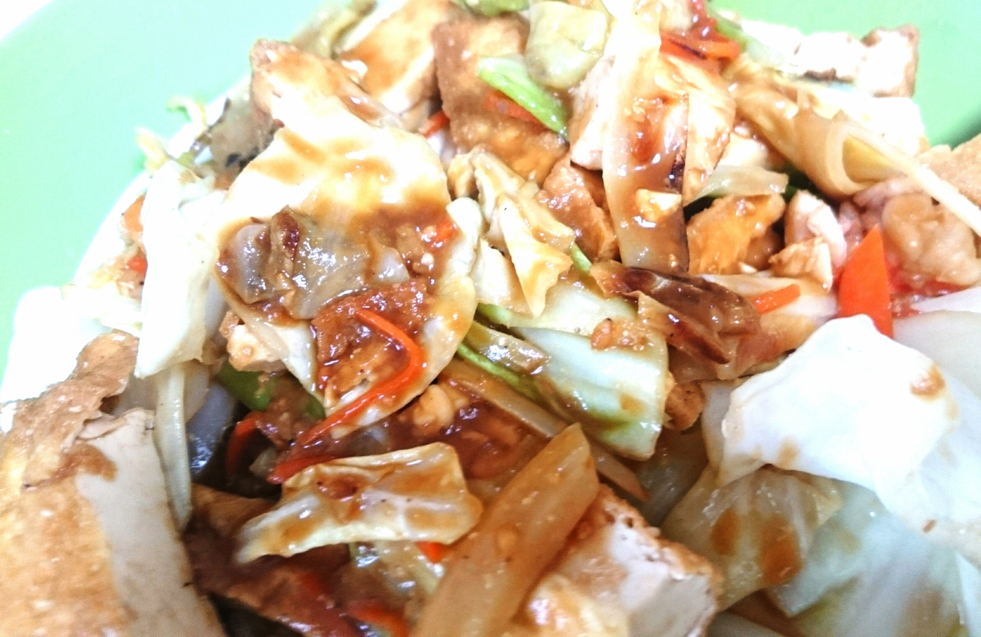 厚揚げとキャベツで満足♪ボリューム味噌タレ炒め☆