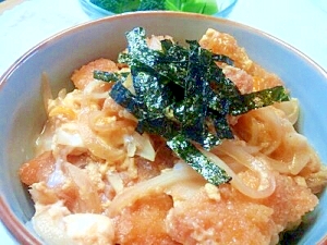 余ったカツで チキンカツ丼 レシピ 作り方 By 不二子ちゃん2号 楽天レシピ