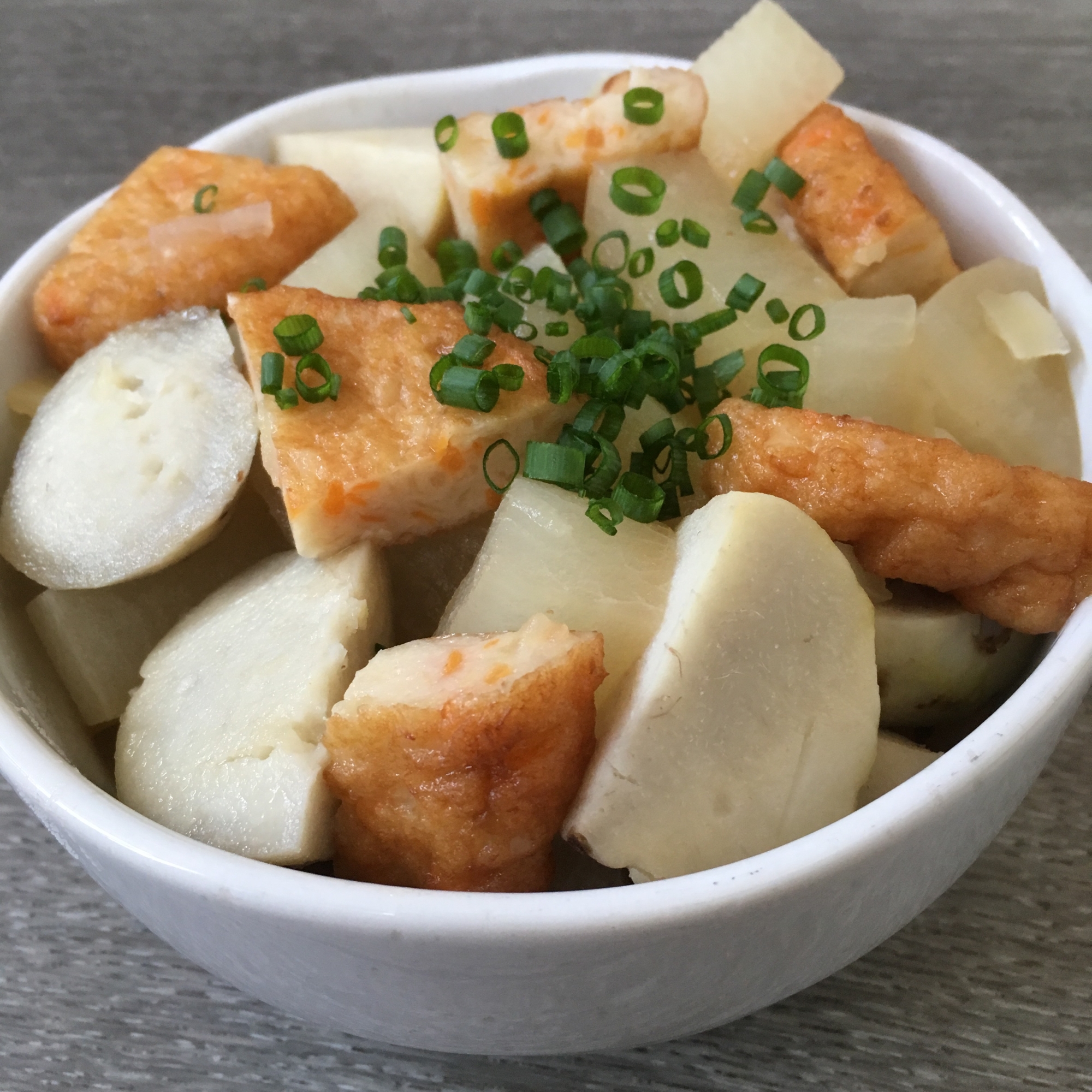 大根とさつま揚げの芋煮♪