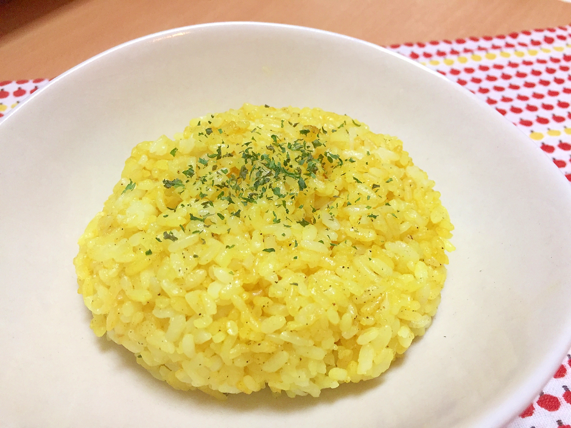 残りご飯で即席♡ターメリックライス