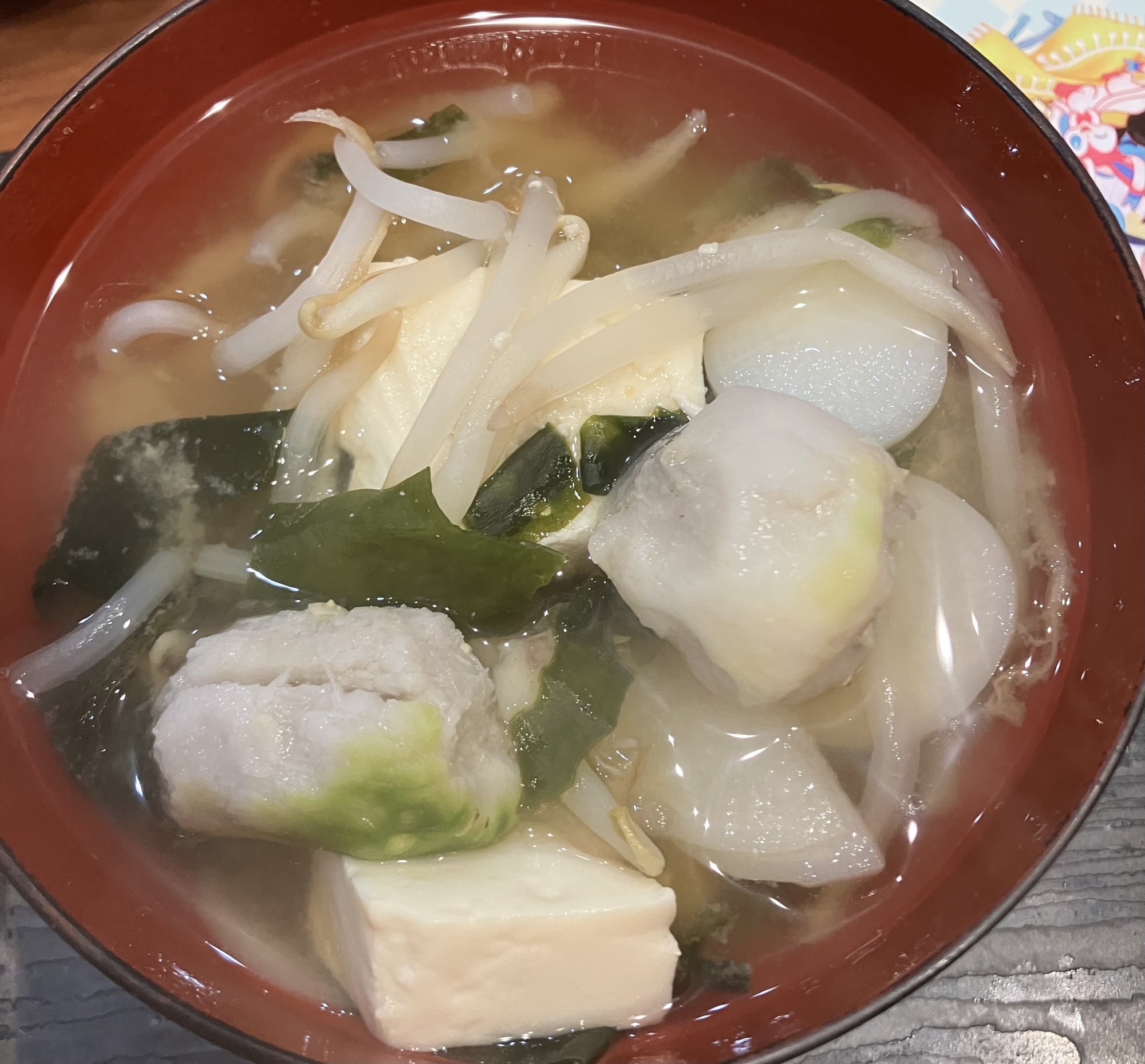 里芋の白味噌汁