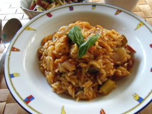 夏野菜のカポナータでリゾーニ レシピ 作り方 By U Co S 楽天レシピ