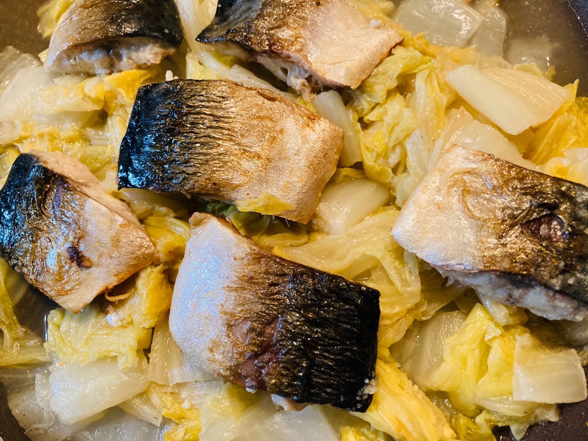 簡単!塩さばの白菜蒸し