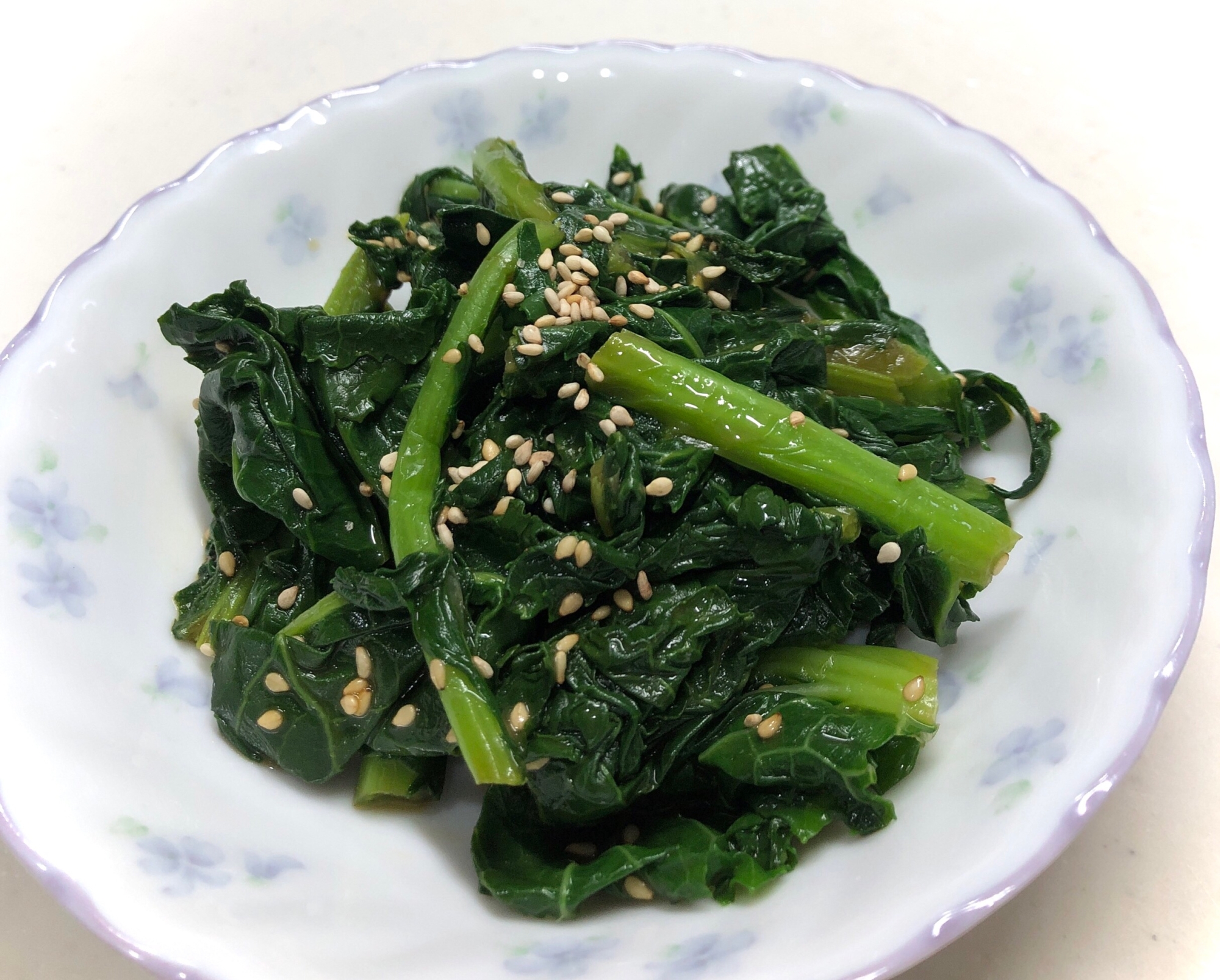 のらぼう菜のからし醤油あえ
